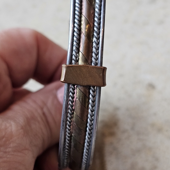 Bracelet Handmade copper bracelet LOT 408 - Picture 2 of 9